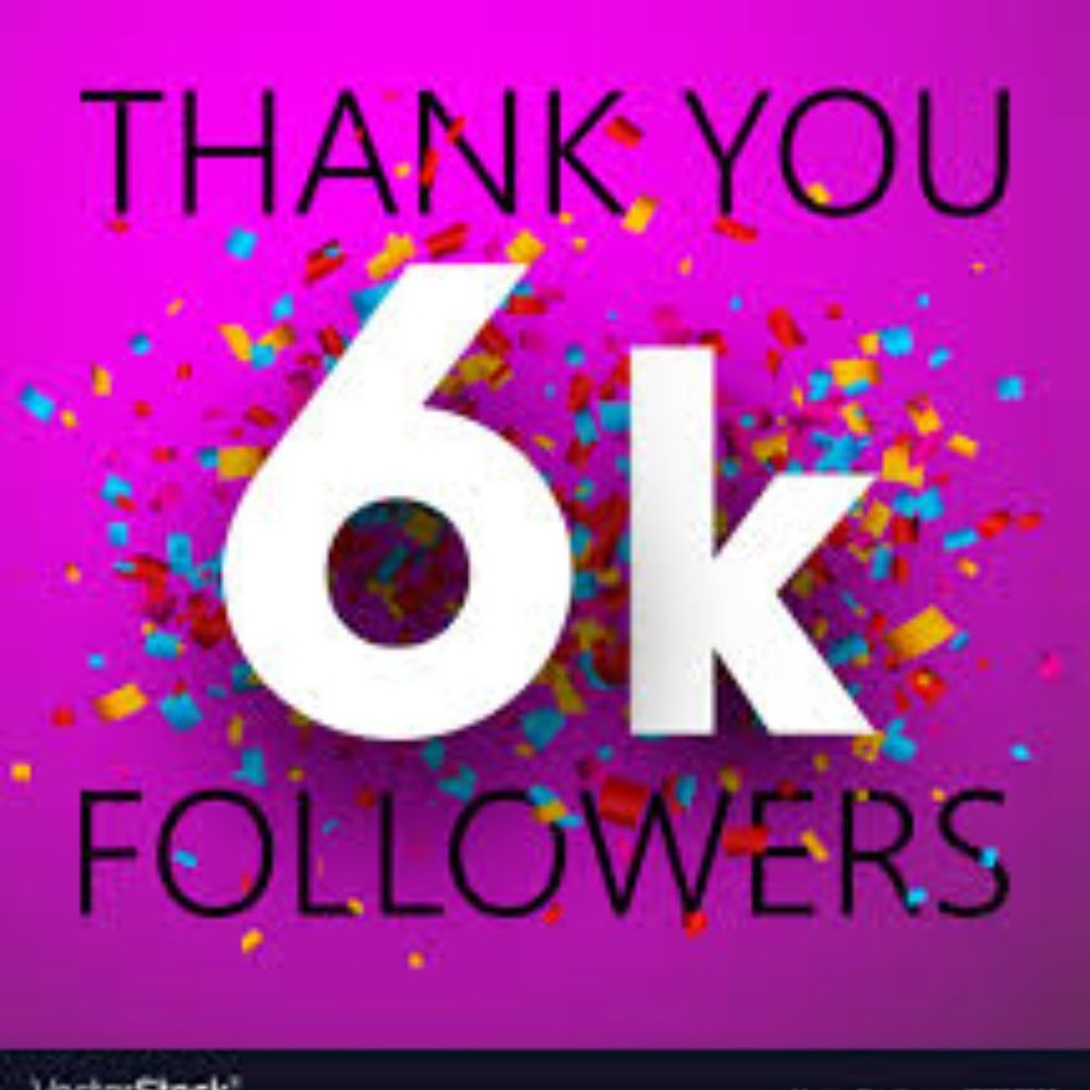 I have reached 6k THANK YOU!